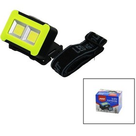 Resim Pilli 3w Cob Led Kafa Lambası Fener 3-kademe Işık Ayarı - Flaşör 