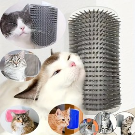 Resim 1 adet / 3 adet Kedi ve Köpek Bacak Tırmalayıcı Kedi Tırmalama Kaşıntı Masaj Tarak Kedi Oyuncak Kendi Eğlencesi Teaser Çubuk Evcil Hayvan Evcil Hayvan Aracı Kedi ve Köpek Tırmalama Fırçası, Kedi Tırmalama Tarak, Masaj Fırçası Duvar Köşesi Tırmalayıcı Evcil Hayvan Malzemeleri Yüz Tırmalama Kedi Tırmalama Tahtası 