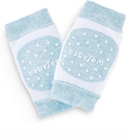 Resim Babyjem Emekleme Dizliği Örgü - Mavi - Mavi / Standart 