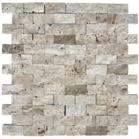 Resim Traverten 2 Mix Patlatma Mermer Doğal Taş Duvar Kaplama 