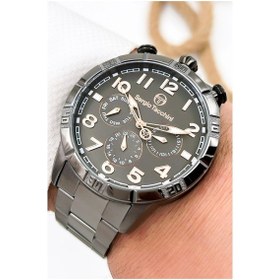 Resim Sergio Tacchini Premium Lüx Çelik Kordon Erkek Kol Saati Füme Stsd009 Füme 