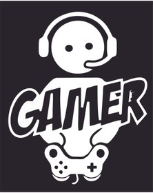 Resim Birim Matbaa GAMER STİCKER (80X100 CM) 