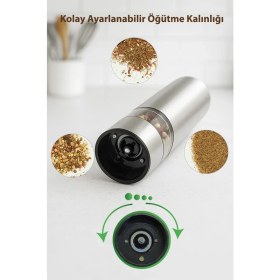 Resim Kiwi KSPG 4806 Otomatik Tuz ve Karabiber Değirmeni 