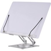 Resim Reedark 360 Derece Döner, Yükseklik Ayarlanabilir Ve Katlanabilir Abs Kitap Tutucu - Ergonomik, Dayanıklı, Ev/ofis Kullanıma Uygun Zs6 