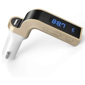 Resim MEZİGARC Universal Bluetooth Araç Müzik Kiti Araba Oto Carg7 Mp3 Çalar Fm Transmitter Cihazı Araç Içi Şarj 