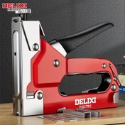 Resim Delixi Elektrikli Ağır Hizmetli Zımba Makinesi - Manuel, Kırmızı ve Beyaz, Ahşap, El Sanatları, Duvarlar, Kendin Yap ve Profesyonel Kullanım için Metal Yapı, Endüstriyel El Aleti, Pil Gerektirmez, Profesyonel Zımbalama Ekipmanı | Modern Zımba Tasarımı | Dayanıklı Metal Zımba 