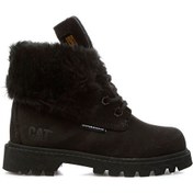 Resim Caterpillar Siyah Kız Çocuk Süet + Deri Bot 015F101079 UTAH FUR WP 