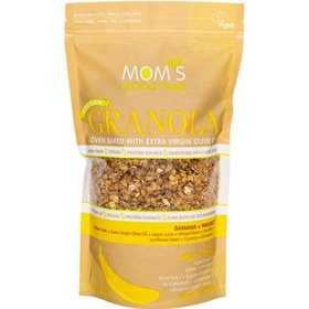 Resim MOM'S NATURAL FOODS Muz & Ceviz Granola 360g 