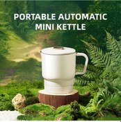 Resim Tongdashop Moujie Taşınabilir Katlanır Su Isıtıcı Kremsi Beyaz 500w Yıkanabilir Gövde Avrupa Fişi 