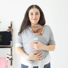 Resim Discovery Gri Bebek Kanguru Sling - TEK BEDEN 