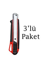 Resim Brio Maket Bıçağı Pro-plast 18 Mm 3'lü Paket 