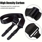 Resim Hızlı Çıkış Klipsi ile Ayarlanabilir Gitar Askısı, 5.0cm Genişlik, 113.0-180.01cm Uzunluk, Naylon Malzeme, Folk Gitar, Elektrik Gitar ve Bass için Uygun - Siyah, Kırmızı ve Kahverengi Renklerde Mevcuttur 