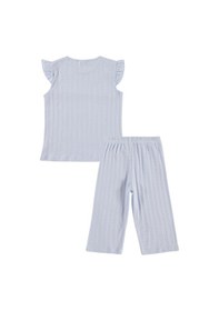 Resim Civil Girls Kaprili 10-13 Yaş Pijama Takımı - Mavi Açık Mavi 
