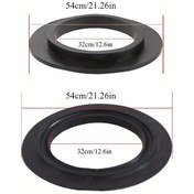 Resim Tongdashop 2 Adet Siyah Lavabo Tıkacı Conta O-ring 32mm İç 54mm Dış Su Sızdırmaz 