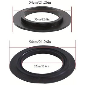Resim Tongdashop 2 Adet Siyah Lavabo Tıkacı Conta O-ring 32mm İç 54mm Dış Su Sızdırmaz 
