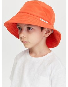 Resim Benitto Kids Erkek Çocuk Desenli Bucket Şapka 7006-turuncu 