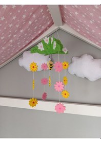 Resim Bebek Beşik Süsü Dönence Organik Dekorasyon Montessori-mdl-2009 