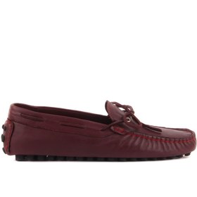 Resim Sail Lakers - Bordo Deri Erkek Loafer 