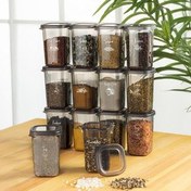 Resim Beyaz Serigrafi Etiketli 14lü Luna Baharatlık 450 Ml Kaşıksız Vienev
