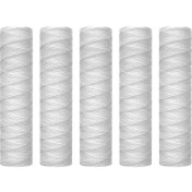 Resim 10 Mikron 10 Inç x 2.5 Inç Iplik Yara Tortu Su Filtresi Kartuşu Bütün Ev Tortu Filtrasyonu, 10 Inç Ro Muhafazası Için Evrensel Değiştirme (Yurt Dışından) 