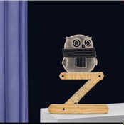 Resim Ganzhoushop Yatak Sones Odası Lambası Katlanabilir Gece Çocuk Baykuş Ahşap 3d 0.5w Ut Dekoratif Aydınlatma Çok Renkli 