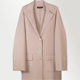 Resim Camel Triko Kadın Blazer Ceket - CAMEL / 42 