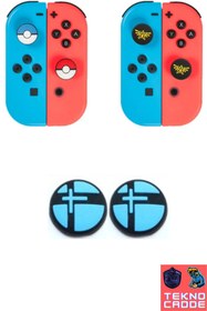 Resim beboncool Nintendo Switch/Switch OLED/Switch Lite Analog Koruyucu Silikon Pad 