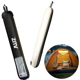 Resim SHC4200 Zmr ZMR-385 Katlanır Şişirilebilir Beyaz Ledli Aydınlatma Tüpü USB ve Güneş Enerjisi Şarjlı Armatür 