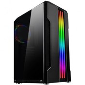 Resim Gamecase Trio RGB Ön Panel 3x120mm Fanlı Oyuncu Kasası - 8411 3x120mm Rainbow Kasa Fanı Dahildir