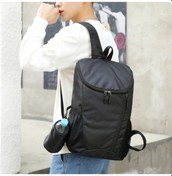 Resim Vkemall Koyu Siyah Çift Askılı Katlanabilir Ultra Hafif Su Geçirmez Outdoor Spor, Yürüyüş, Seyahat Sırt Çantası Siyah 