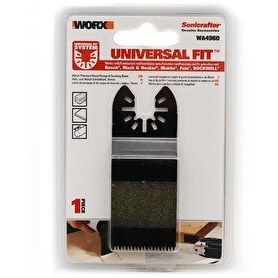 Resim Worx WA4960 Çok Amaçlı Raspalama Makinesi İçin 35x40 MM Ahşap PVC Universal Kesme ve Zımparalama Bıçağı 