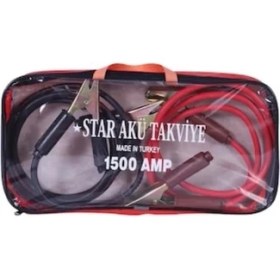 Resim Denisam Ultra Güçlü Araba Akü Takviye Kablosu - 1500 Amper Çantalı 