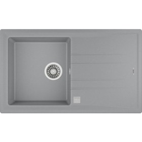 Resim Teka Stone 50 B-Tg Metalik Gri Granit Mutfak Eviyesi 