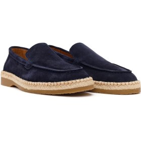 Resim Derimod Erkek Lacivert Süet Deri Casual Loafer 26SFD828110 