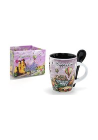 Resim Tekli Yöresel Kupa Bardak Model 4 Çok Renkli 