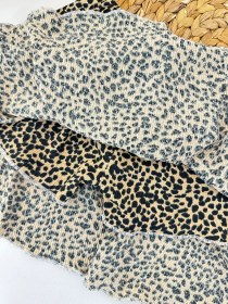Resim Kız Çocuk Leopar Desenli Şort Etek 