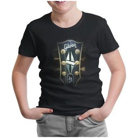 Resim Lord Tshirt Gitar - Gibson 2 Siyah Çocuk Tshirt 