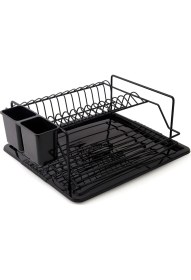 Resim Matmel Lüx Tezgah Üstü Tabaklık ve Bardaklık - Siyah 