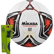 Resim MIKASA Regateador Futbol Topu No 5 Kırmızı + FTP-10 Pompa Kırmızı 