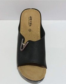 Resim Aryan 26-893 Anatomic Kadın Dolgu Topuk Terlik Gri 