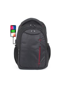 Resim Case Club Usb Aparatlı Laptop Sırt Çantası 15.6 İnç Su Geçirmez Kumaş 