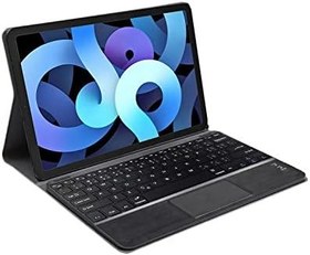 Resim Microcase iPad Air 4.Nesil 10.9 inch 2020 Bluetooth Touchpad Klavye + Standlı Kılıf - BKK5 