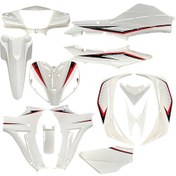 Resim Kuba Ege Kaporta Seti Beyaz Boyalı Aksam 