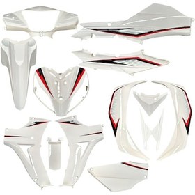 Resim Kuba Ege Kaporta Seti Beyaz Boyalı Aksam 