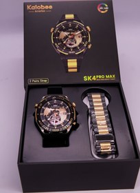 Resim KALOBEE Nom Tekno / Kolobe Sk4 Pro Max Metal Kordonlu Ultimate Edition Watch 4 Pro Max Akıllı Saat 