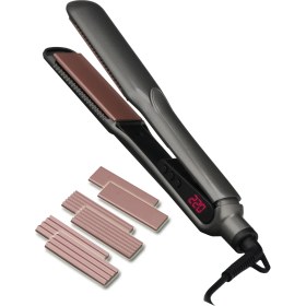 Resim Shibowavy Saç Tost Makinesi ve Saç Düzleştirici (3 Farklı Plaka) Güncellenmiş Yeni Versiyon 