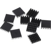 Resim Yeajion 10 Parça Gpu Cpu Termal Soğutucu Pad, 19X19X5MM, Alüminyum Alaşımlı (Yurt Dışından) 