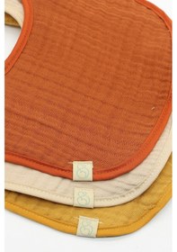 Resim Bistyle Müslin Önlük 3'lü 60101 Kiremit Bej Hardal 