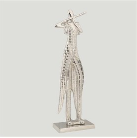 Resim Vitale Metal Flütçü Dekor 10 22 62 Cm 
