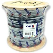 Resim Onli 2+1 1x0,50 mini Coax 2x0,50mm 500 metre Harici Siyah CCTV Kamera Kablosu 